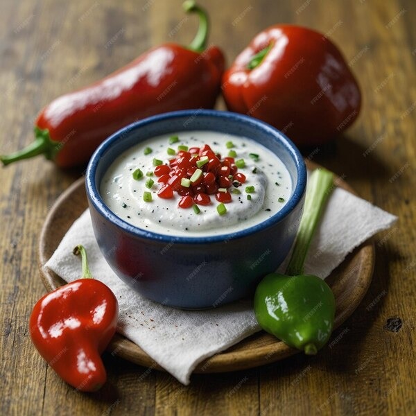 Acılı Biber Borani (Hot Pepper Borani)